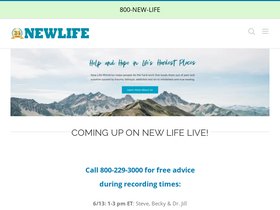 'newlife.com' screenshot