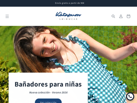 Ropa De Baño Katapum homepage screenshot