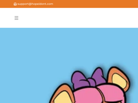 hopeidont.com homepage screenshot