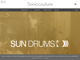 'soniccouture.com' screenshot