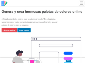 'paletadecolores.online' screenshot
