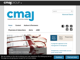 'cmaj.ca' screenshot