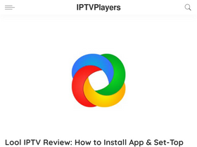 'iptvplayers.com' screenshot