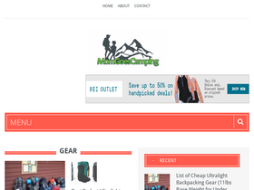 'momgoescamping.com' screenshot