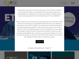 'cirse.org' screenshot