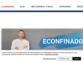 'econfinados.com' screenshot