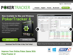 'pokertracker.com' screenshot