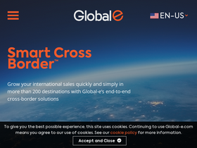 'global-e.com' screenshot