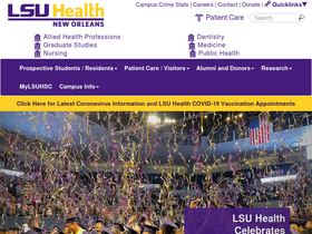 'lsuhsc.edu' screenshot