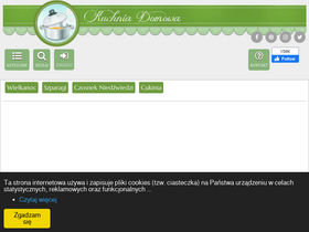 'kuchnia-domowa.pl' screenshot
