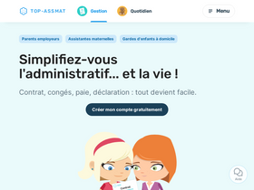 'top-assmat.com' screenshot