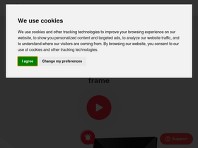 'frameo.net' screenshot