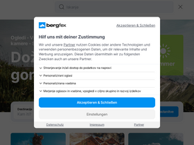'bergfex.si' screenshot