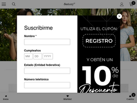 'santory.com.mx' screenshot