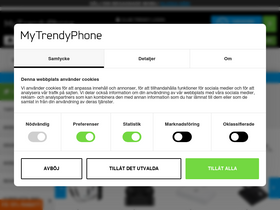 'mytrendyphone.se' screenshot