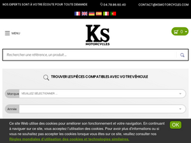 'ksmotorcycles.com' screenshot