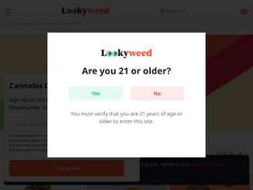 'lookyweed.com' screenshot