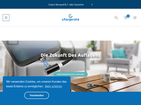 Chargerate homepage screenshot