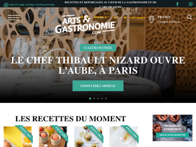 'arts-et-gastronomie.com' screenshot