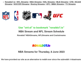 'ronaldo7.io' screenshot