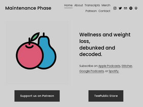 'maintenancephase.com' screenshot