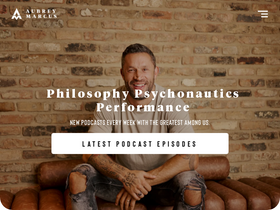 'aubreymarcus.com' screenshot