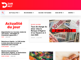 'dzairdaily.com' screenshot