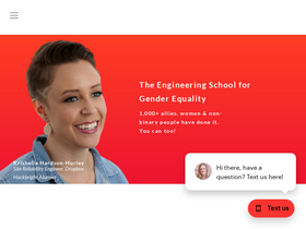 'hackbrightacademy.com' screenshot