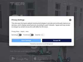 'tier.app' screenshot