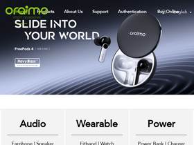 'oraimo.com' screenshot