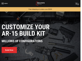 'midstatefirearms.com' screenshot