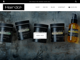 Hairdo Styling homepage screenshot