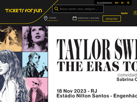 'ticketsforfun.com.br' screenshot