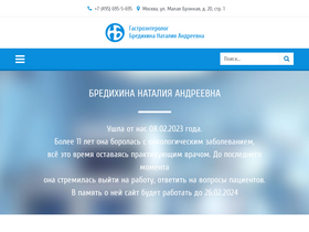 'bredihina.ru' screenshot