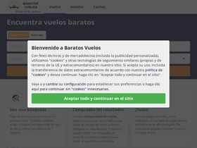'baratos-vuelos.es' screenshot