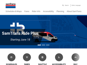 'samtrans.com' screenshot