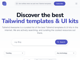 'tailwindawesome.com' screenshot