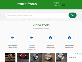 'entiretools.com' screenshot