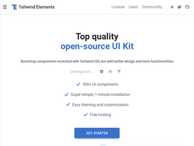 'tailwind-elements.com' screenshot