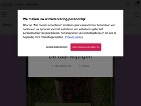 'paprika-shopping.be' screenshot