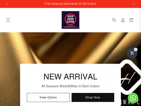 Haseeb Sarwar Clothing - Premium Clothing Store website screenshot