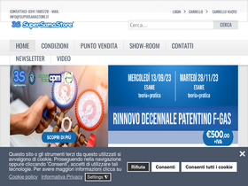 'supersamastore.it' screenshot