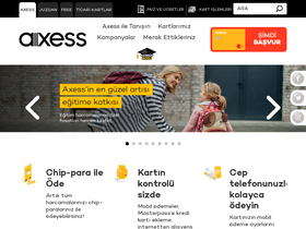 'axess.com.tr' screenshot