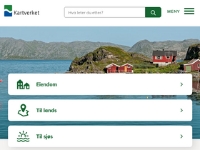 'kartverket.no' screenshot
