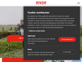 'nivon.nl' screenshot