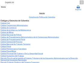 'leyes.co' screenshot