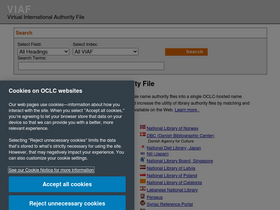 'viaf.org' screenshot