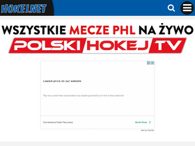 'hokej.net' screenshot