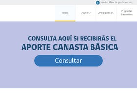 'aportecanasta.cl' screenshot