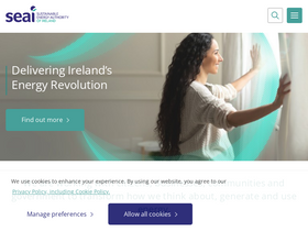 'seai.ie' screenshot